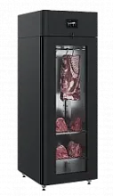 Шкаф холодильный Polair CS107-Meat black, стеклянная дверь, Тип 2 (4 полки)