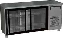 Стол охлаждаемый Полюс Carboma RAL BAR T57 M2-1-C 9006 (BAR-360К)