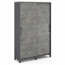 Гардероб-купе Kobor HG-120/40/M graphite/chicago