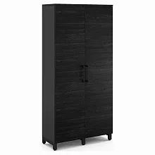 Гардероб распашной Kobor HRG-90/60/M black/wood