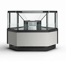 Холодильная витрина Полюс Carboma GC110 VV-5-1 внешний угол с боковинами (версия 2.0) (9006-0430)