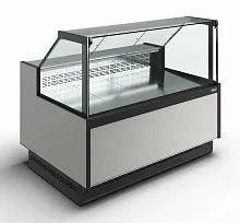 Холодильная витрина Полюс Carboma GC110 SM 1,5-1 с боковинами (версия 2.0) (9006-0430)