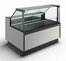 Морозильная витрина Полюс Carboma GC110 SL 1,5-1 с боковинами (версия 2.0) (9006-0430)