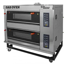 Шкаф пекарский подовый газовый Grill Master ШЖГ/2 (+400C) (4 противня, с пароувл.), арт. 13086