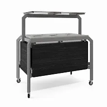 Модуль мобильный холодильный КОБОР AO120 aluminum/glazed/diamant