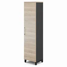 Шкаф распашной Kobor HR/5-45/60/M black/natural