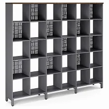 Стеллажная система Kobor SQ-5X6 graphite/charlston