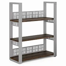 Стеллаж открытый Kobor SО3-120/36 aluminum/charlston