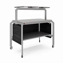 Модуль мобильный нейтральный КОБОР AN150 aluminum/glazed/diamant