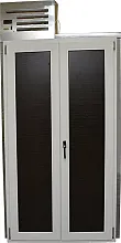 Кегератор BERK 8 Эконом (складской вариант) с двустворчатым дверным проемом с белой рамой