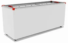 Морозильный ларь FROSTOR GELLAR FG 700 C v25 прямое стекло, красный (пропан)