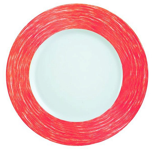 Тарелка d=220 мм. глубокая 400 мл. красная Color Days /24/