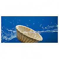 Корзина для хлеба круглая 19х9 см. полиротанг APS /1/