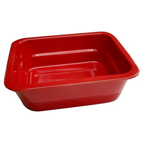 Гастроемкость 1/2 h=100 фарфор красная /1/