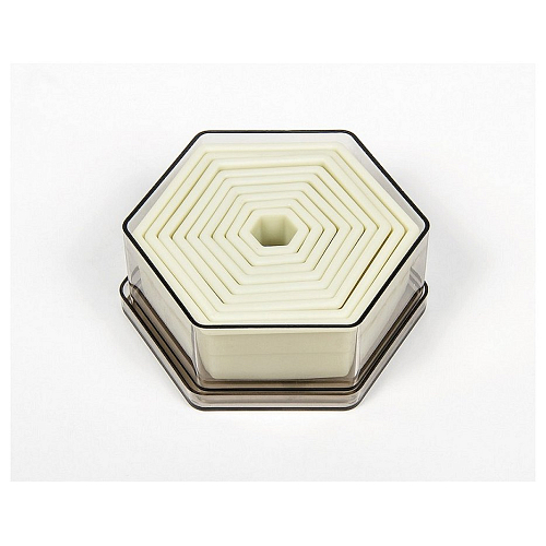 Набор резаков кондитерских 9 шт. "Квадрат" полиамид. /1/