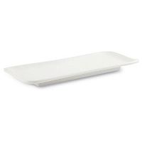 Тарелка прямоугольная 25,4*10 см. "Белый"