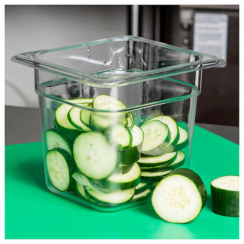 Гастроемкость 1/6 h=150 поликарб. прозрач. (JD-P1615) /48/