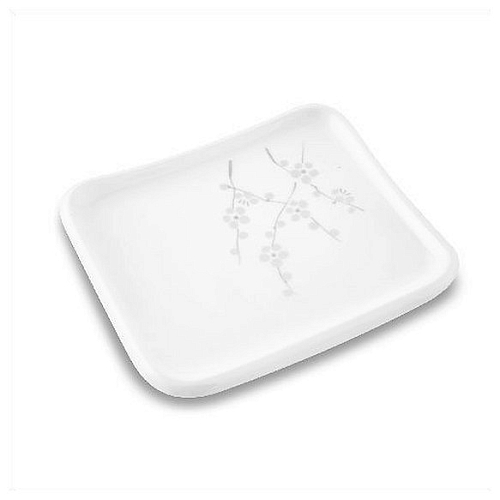 Тарелка квадратная 14,2*12,2см "Японская слива"