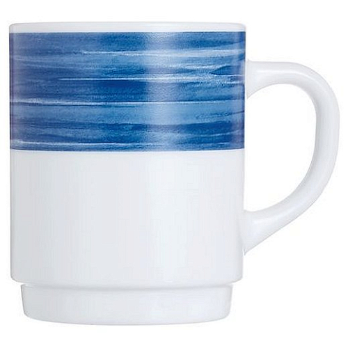 Кружка 250 мл. синий край Браш /6/