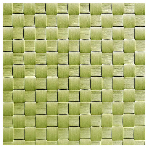 Салфетка сервировочная 45*33 см. широкое плетение зеленая, пвх APS /1/