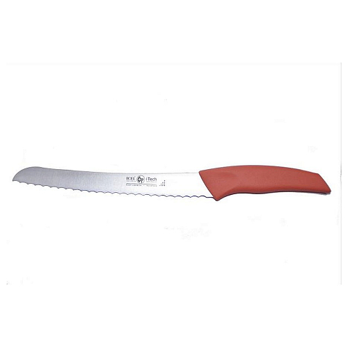 Нож для хлеба 200/320 мм. коралловый I-TECH Icel /1/12/**