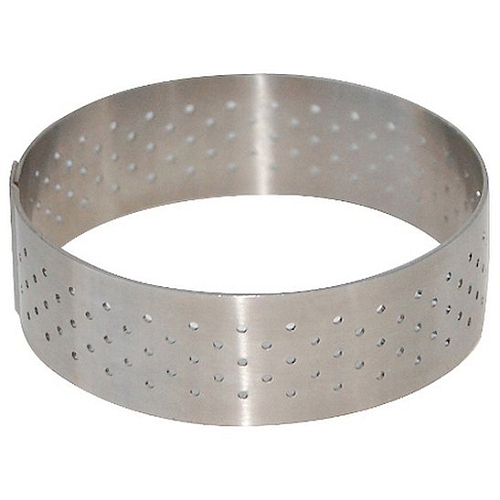 Форма для выкладки/выпечки "Круг" d=28,5 см, h=2 см нерж. перфорир. De Buyer /1/