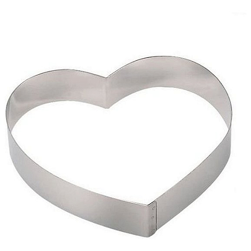 Форма для выкладки/выпечки "Сердце" d=14 см. h=4 см. нерж. De Buyer /1/