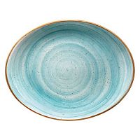 Блюдо l=250*190 мм. Аква /6/12/