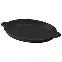 Сковорода порц. 24,5*18 см. чугун. овальная "ECO" LAVA