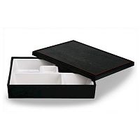 Ланч бокс (5 отделений) 27*21*6см "Голубой бамбук"