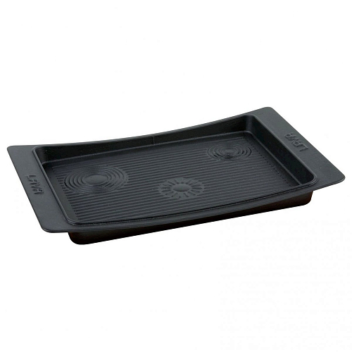 Сковорода 36*24 см. чугун, чёрная "ECO" LAVA