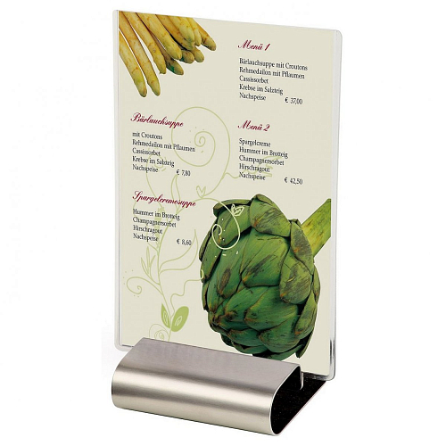 Подставка настольная для меню без основания 16,5*11,5 см. набор 3 шт. APS /1/