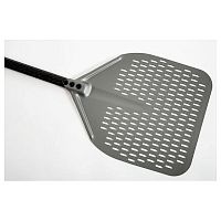 Лопата для пиццы прямоуг. перфорир. 33*33 см. l=150 см. алюм. Carbon Gimetal /1/