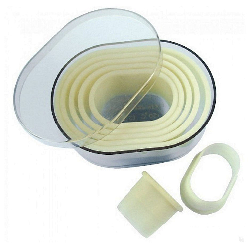 Набор резаков кондитерских 7 шт. "Овал" полиамид /1/