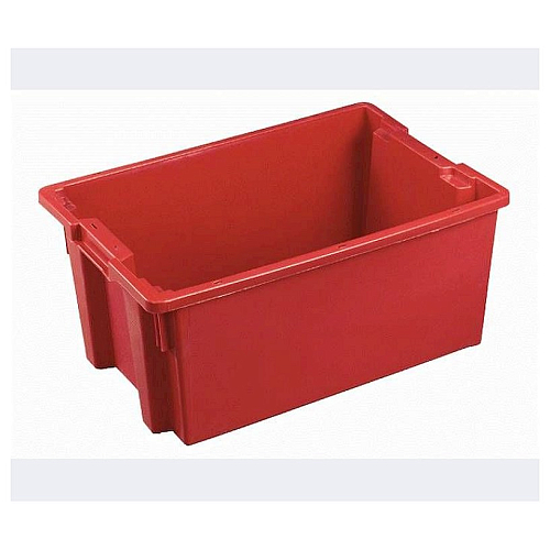 Ящик 600*400*200 мм. конусный, сплошной красный, черный /1/