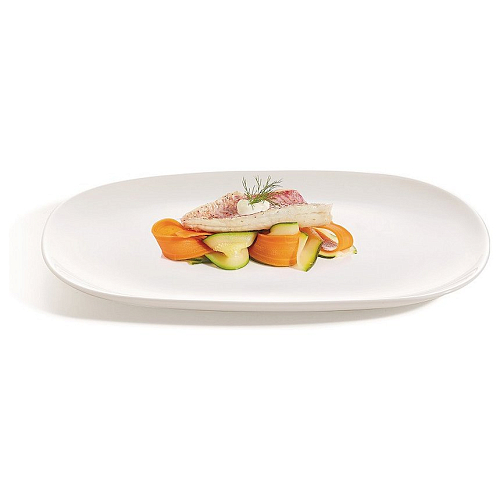 Блюдо прямоугольное 340*240 мм. Эволюция /6/24/