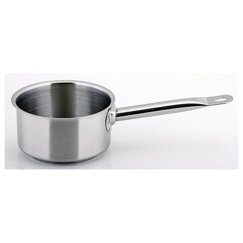 Сотейник 1,0 л. нерж. d=14 см. h=7,5 см, двойное дно /1/4/