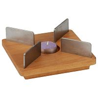 Подставка для подогрева порционных блюд 16*16 см. LAVA