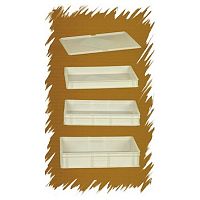 Контейнер для теста 600*400*120 мм. пластик Gimetal /1/10/