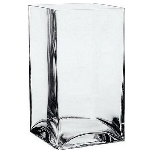 Ваза для цветов h=200 мм. d=100 мм. квадрат /8283/ /4/