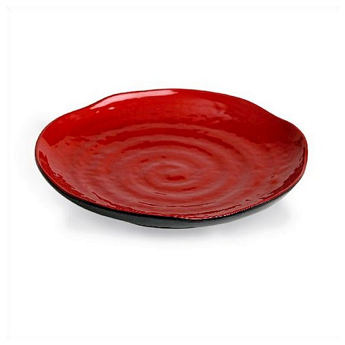 Тарелка круглая d=18,9 h=3 см. ч/кр /1/