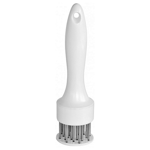 Тендерайзер для мяса 5*5*19 см. 20 стальных шипов белый /1/