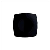 Тарелка квадратная 190*190 мм. десерт. черная Квадрат (06893) /6/24/