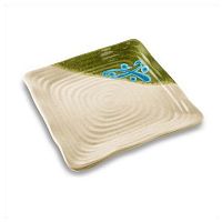 Тарелка квадратная 21.5 * 21.5 см. "Удача"