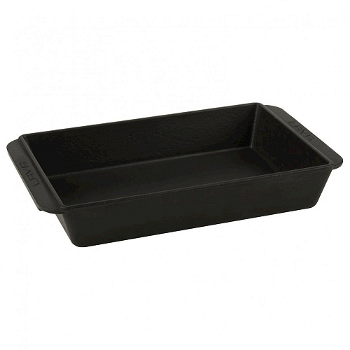 Форма для запекания 21*33 см. чугун, чёрная LAVA