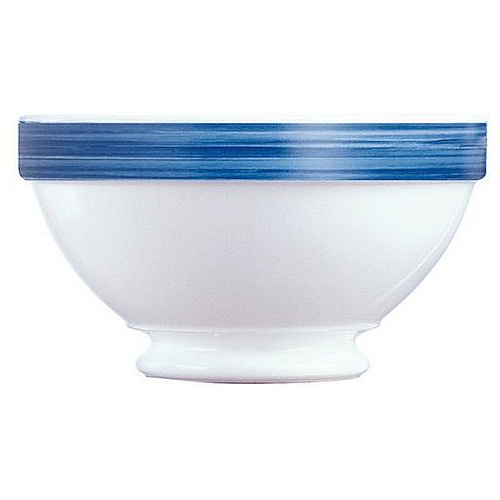 Салатник d=132 мм. 510 мл. синий край Браш /6/