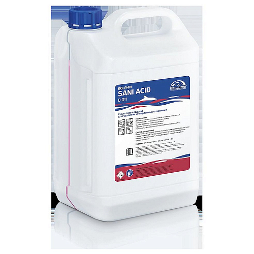 Средство моющее для сантехники и туалетов 10 л. Dolphin Sani Acid /1/