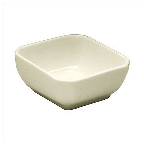 Салатник 75*75 мм. квадр. слон.кость Chan Wave (LQ-Q096) /12/192/