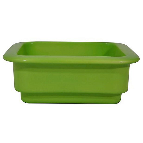 Гастроемкость 1/6 h=100 фарфор зеленая /1/