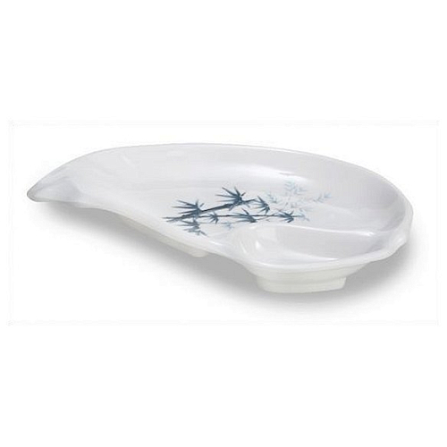 Блюдо баклажан 21,8*14,6 см. h=2,3см "Голубой бамбук"